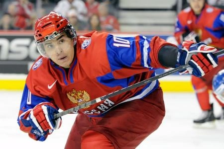Nail Yakupov skates for Team Russia at WJC