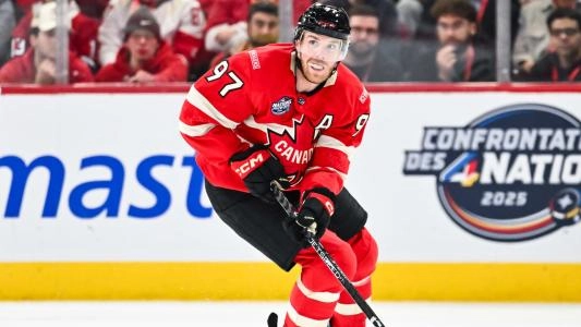 Team Canada's Connor McDavid. Team Canada's Connor McDavid.