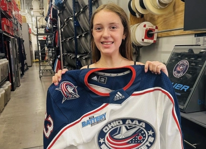 Ohio AAA Blue Jackets 12U player Quinn Halstead Ohio AAA Blue Jackets 12U player Quinn Halstead