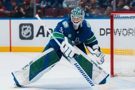 Former Vancouver Canucks goaltender Arturs Silovs.