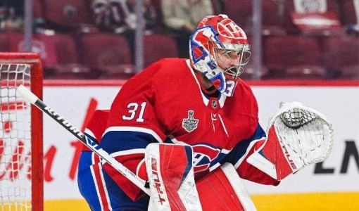 Carey Price with the Montreal Canadiens.