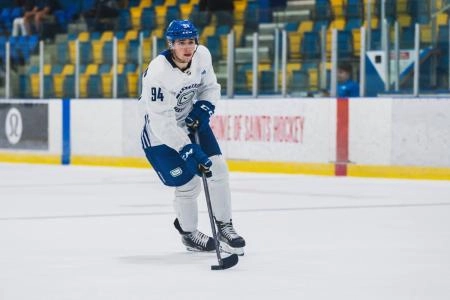 Vancouver Canucks forward Linus Karlsson.