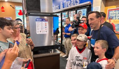 Hockey superstar Brad Marchand takes part in Miracle Treat Day at an N.S. Dairy Queen - CTV News