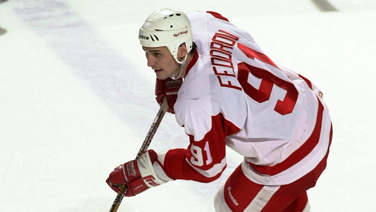 Detroit Red Wings to finally retire Sergei Fedorov's No. 91