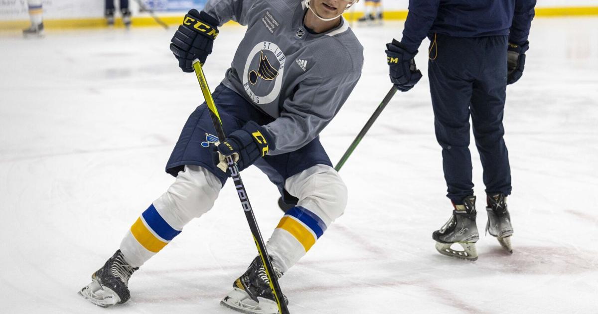 Blues prospect Lukas Fischer learns to lead through tough times in Sarnia