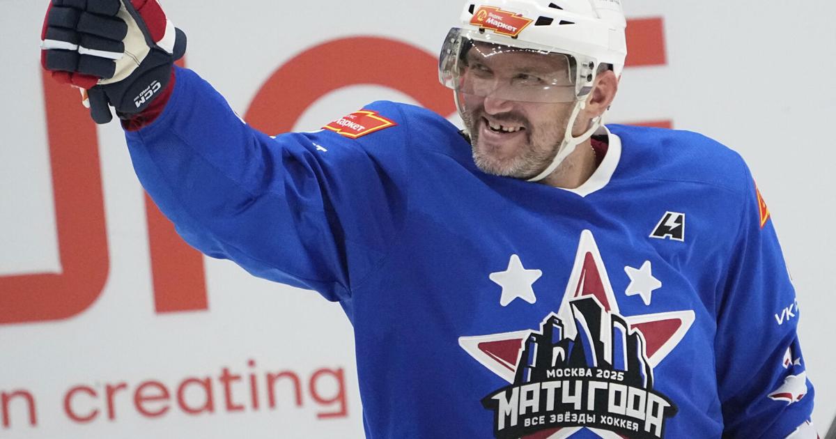 Alex Ovechkin partners with a Russian technology company to make a movie about his career | Associated Press