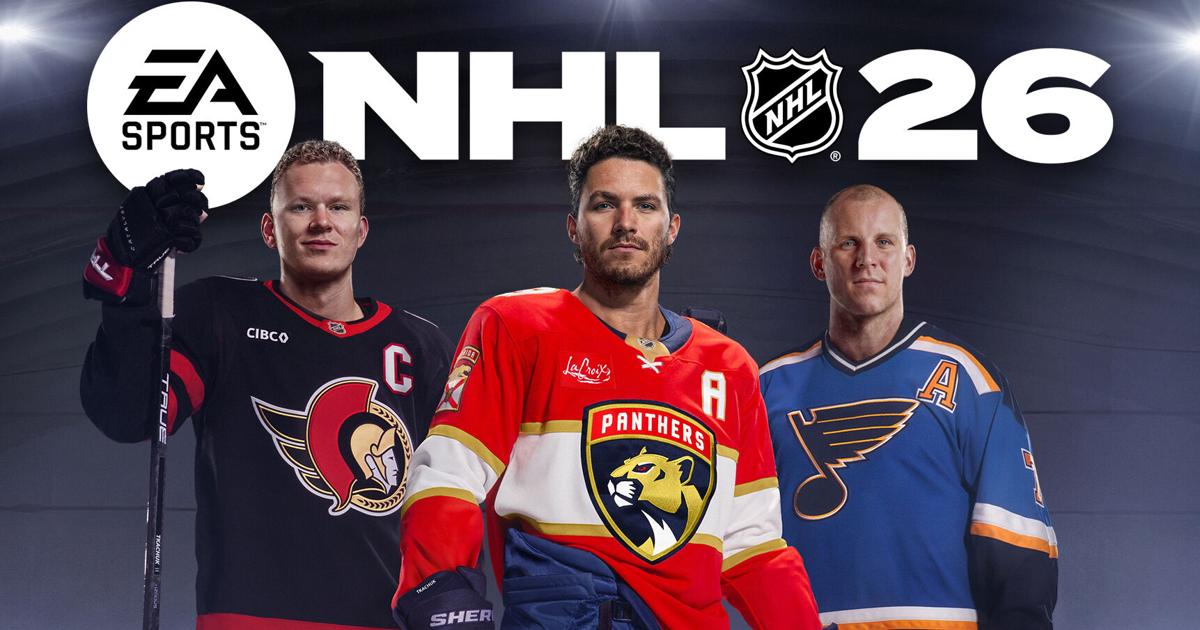 St. Louis native Matthew Tkachuk is NHL 26 cover athlete along with dad, brother - STLtoday.com