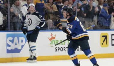 Do the Blues really have depth on the wings after trading Bolduc?