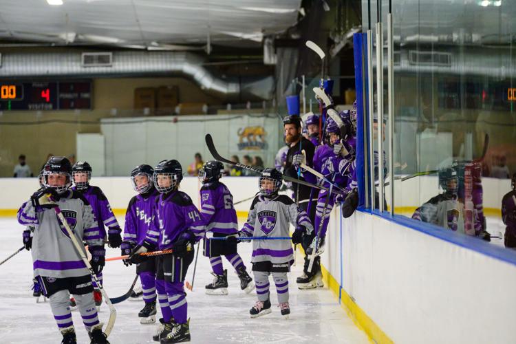 Hockey kids leave bench