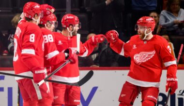 Red Wings stay alive in playoff chase, down Hurricanes