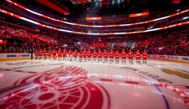 Detroit Red Wings unveil Hockeytown logo at Little Caesars Arena