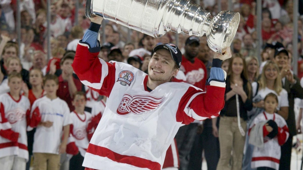 Red Wings to retire Sergei Fedorov's No. 91 jersey number