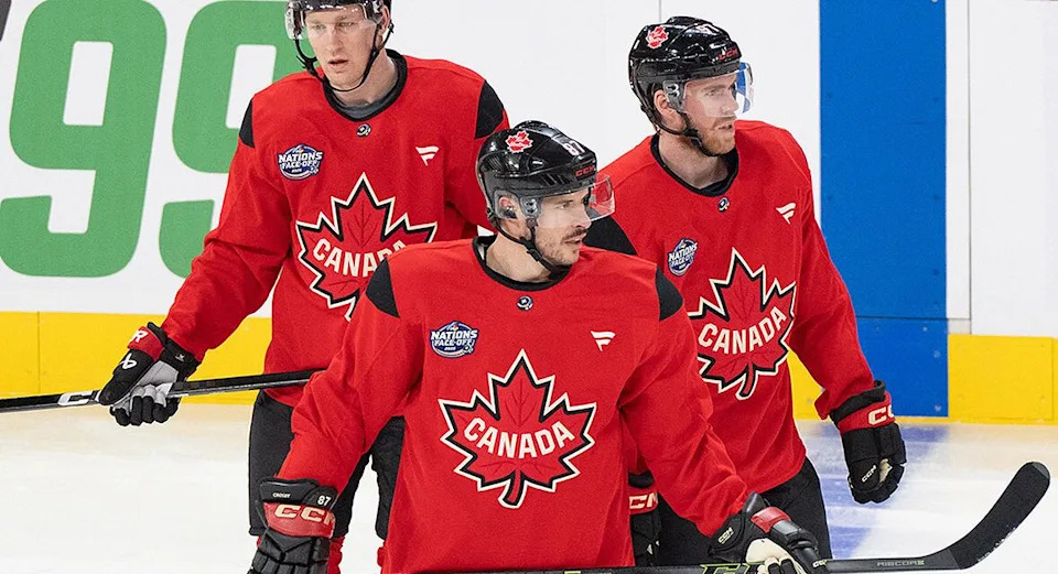 NHL players are returning to the Olympics in 2026 and 2030 after missing the past two Games in Pyeongchang, South Korea (2018) and Beijing (2022). From left: Nathan MacKinnon, Sidney Crosby and Connor McDavid were among six players named to the squad on Monday.