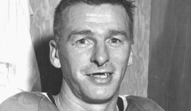 Polish-born NHL defenceman John Miszuk came to Canada as a refugee after the Second World War