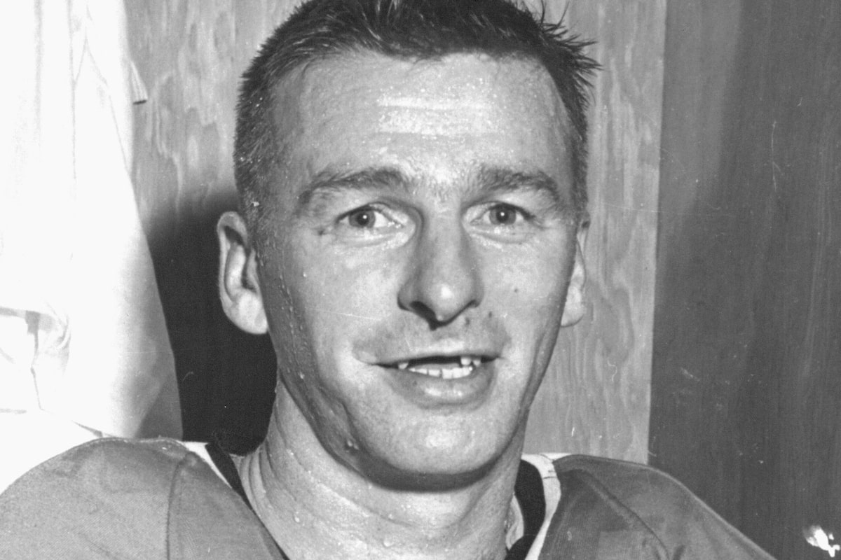 Polish-born NHL defenceman John Miszuk came to Canada as a refugee after the Second World War