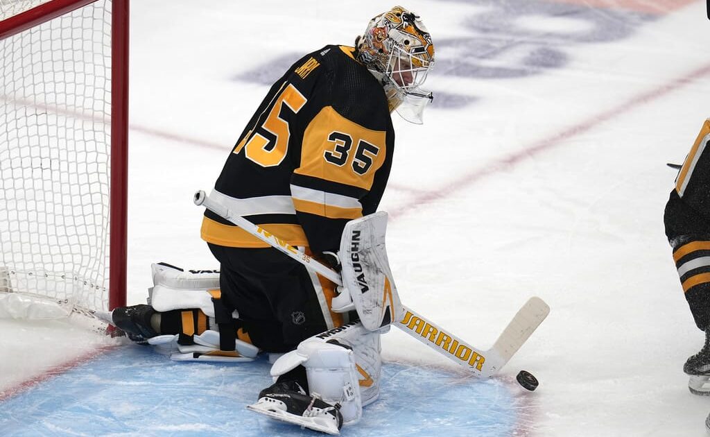 Pittsburgh Penguins game, Tristan Jarry win over Seattle Kraken