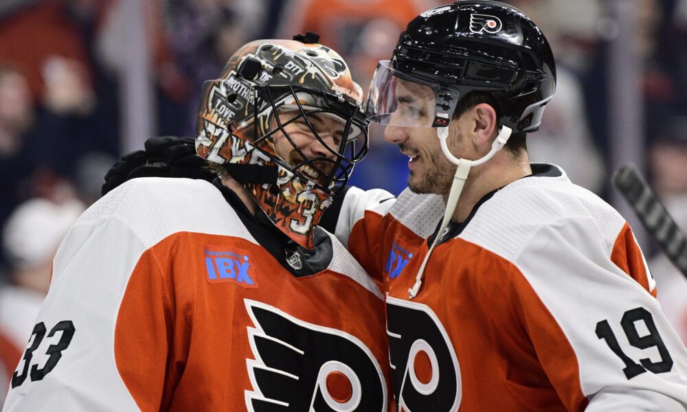 Sam Ersson, Garnet Hathaway, Philadelphia Flyers