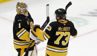jeremy-swayman-boston-bruins-charlie-mcavoy