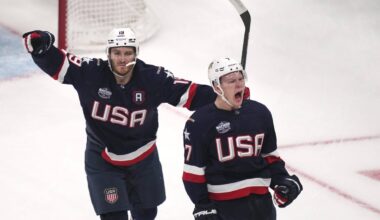 Can Matthew and Brady Tkachuk become hockey’s answer to the Kelce brothers? ‘Maybe one day’