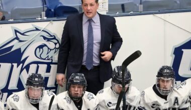 Mike Souza has been New Hampshire's coach since 2018.