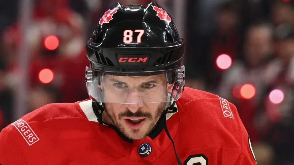 Sidney Crosby with the Team Canada