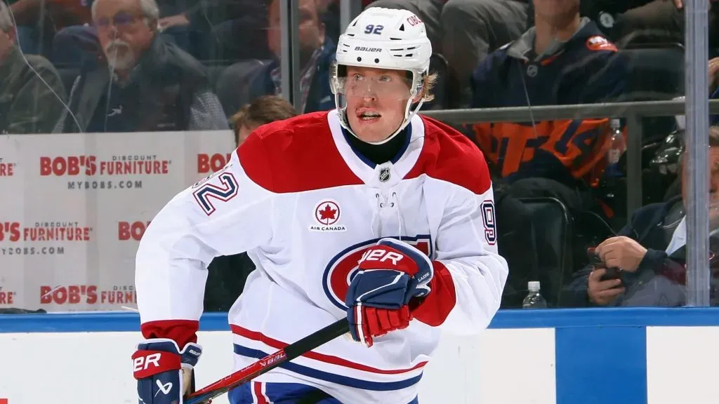 Patrik Laine in action with Canadiens