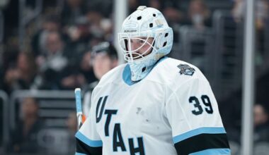 Connor Ingram #39 of the Utah...