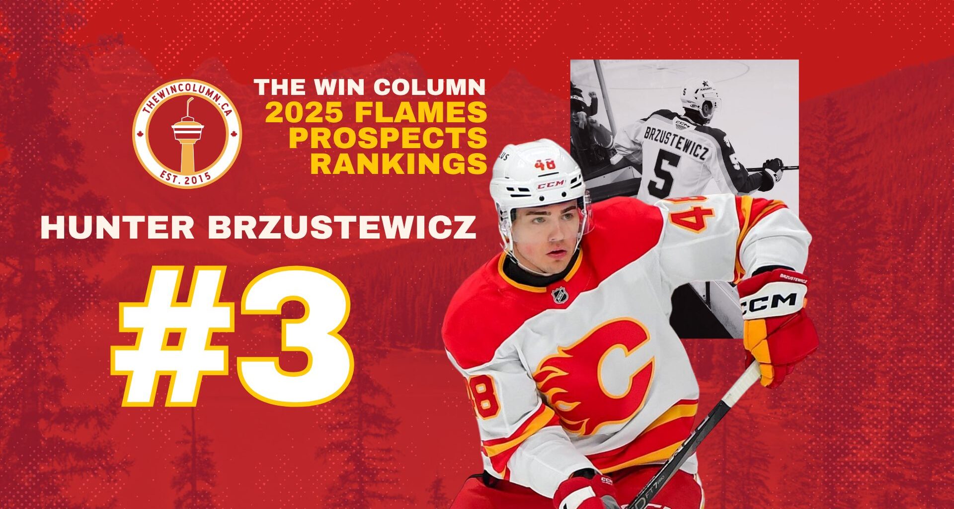 2025 Calgary Flames Prospect Rankings: #3 Hunter Brzustewicz