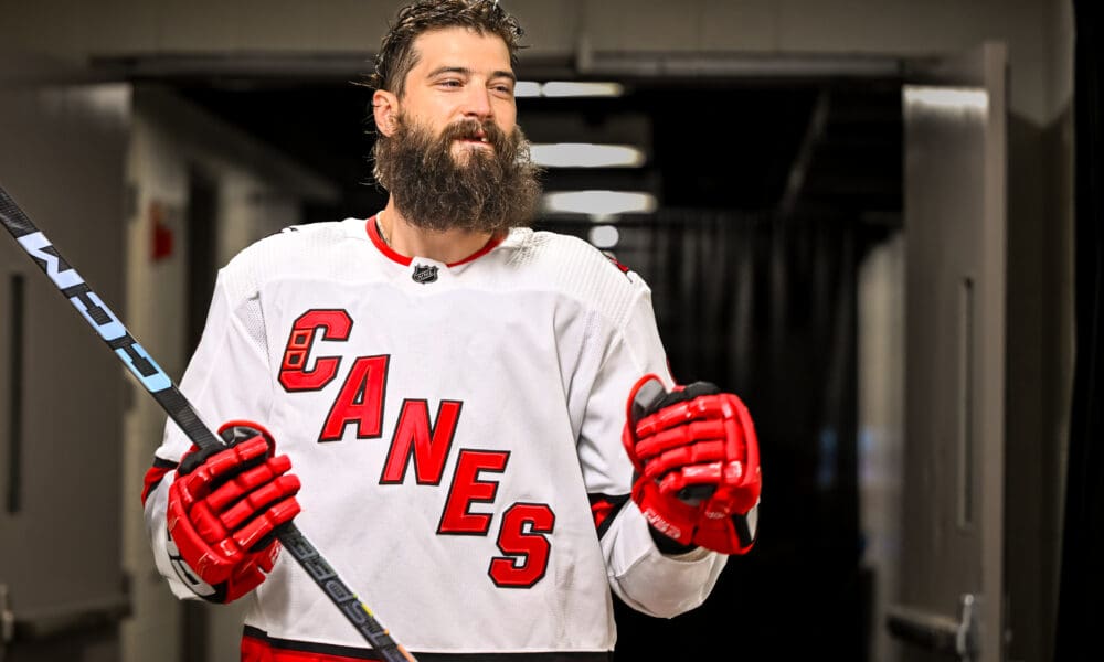 Burns on Hanging With Thornton, Celebrini