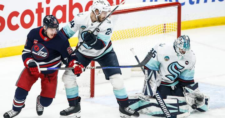 DeMelo scores winner in 600th career game as Winnipeg Jets edge Seattle 2-1 - Winnipeg