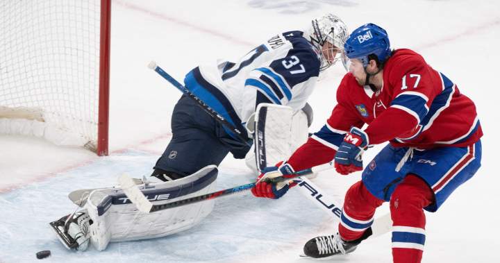 Call of the Wilde: Montreal Canadiens’ energy falls short with 4-1 loss to Winnipeg - Montreal