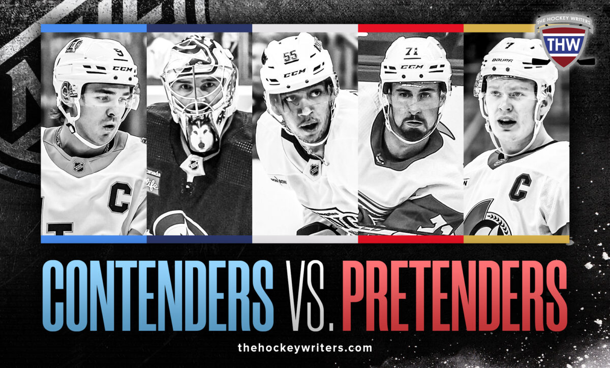 Contenders vs. Pretenders Clayton Keller, Connor Hellebuyck, Quinton Byfield, Dylan Larkin, and Brady Tkachuk