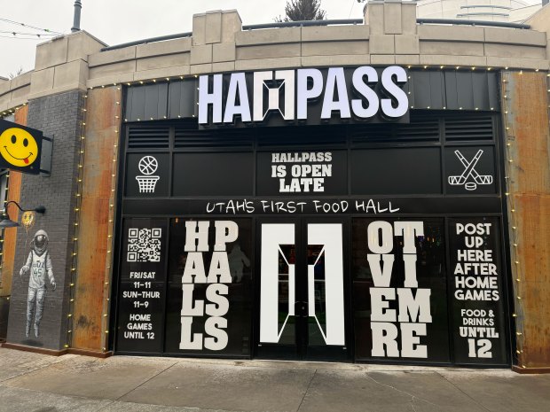 HallPass, a food hall near Delta Center in Salt Lake City. (Corey Masisak, The Denver Post)