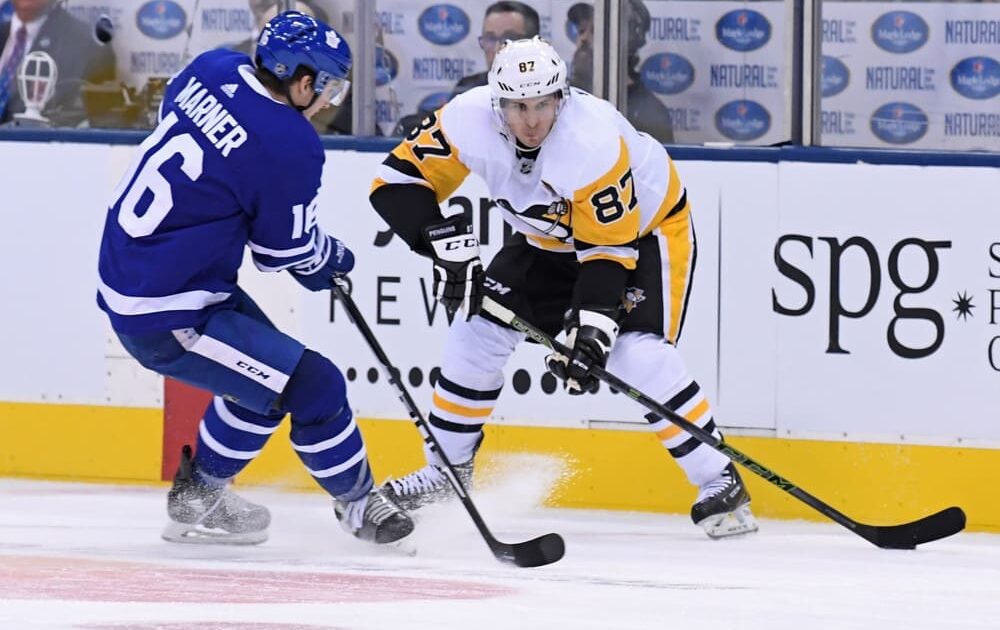 Sidney Crosby. Pittsburgh Penguins. NHL trade talk surrounds Toronto Maple Leafs