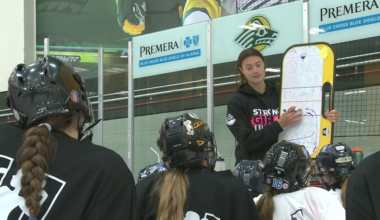 Champion Hockey Player Clair DeGeorge hosts girls youth camp alongside other pros