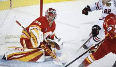 Dustin Wolf off to great start this season with the Calgary Flames