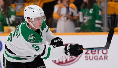 Nils Lundkvist the latest Dallas Stars player to tie the knot with marriage to Malin Norén