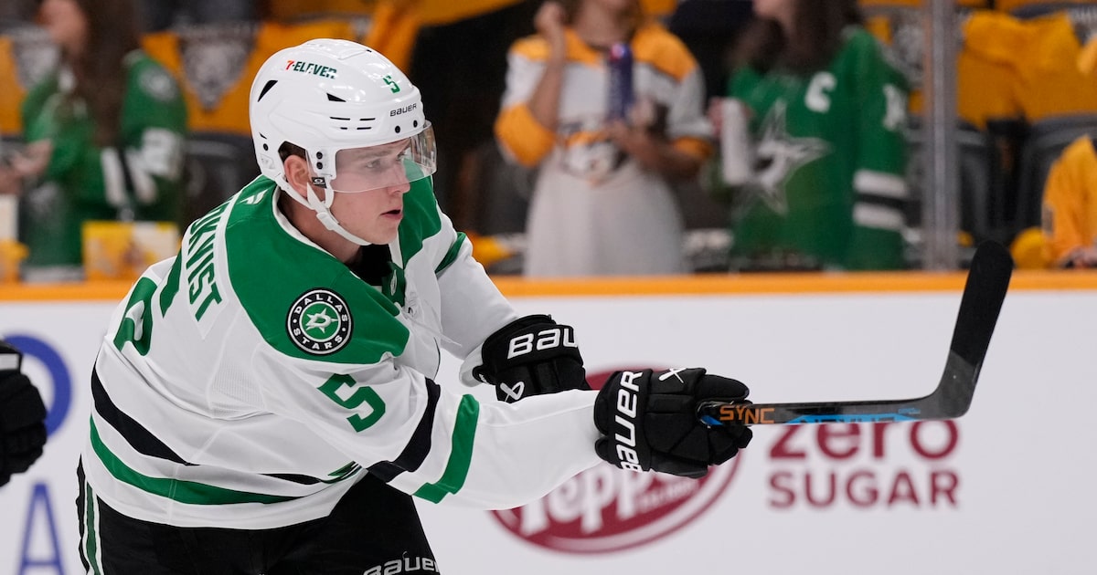 Nils Lundkvist the latest Dallas Stars player to tie the knot with marriage to Malin Norén