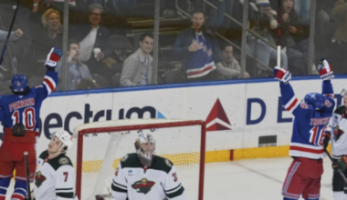 Vincent Trocheck scores in OT to lift the Rangers past the Wild, 5-4