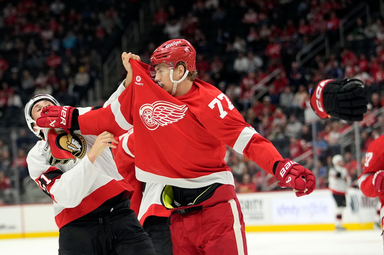 Red Wings pleased with physical response to roughhouse tactics