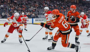 Gauthier scores late in 3rd and in OT, to lift Ducks past the Flames, 4-3 - Edmonton