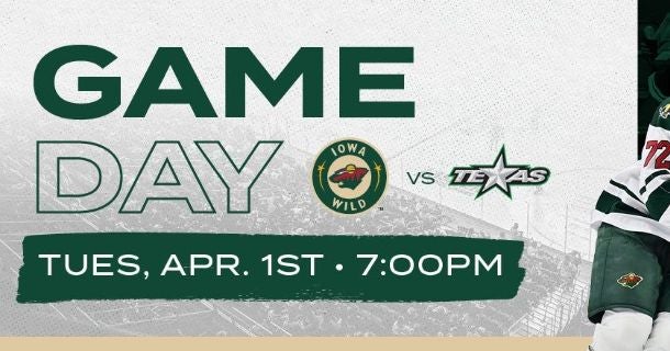GAME PREVIEW: IOWA WILD AT TEXAS STARS