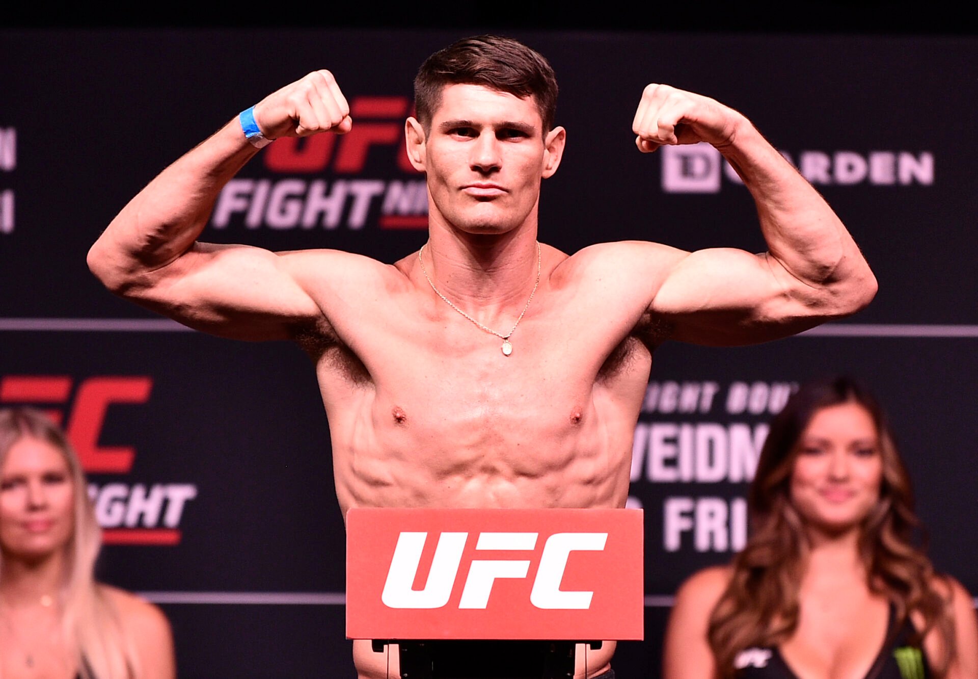 Charles Rosa at UFC weigh-ins