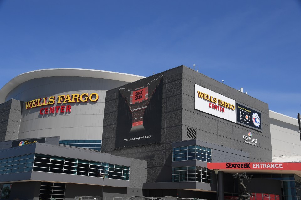 The Wells Fargo Center is the 76ers current home