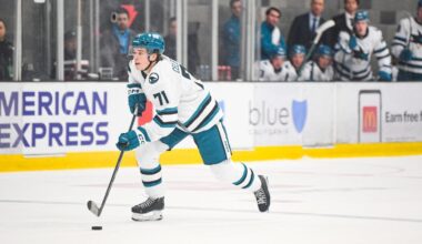 Macklin Celebrini makes practice debut for the San Jose Sharks – NBC Bay Area