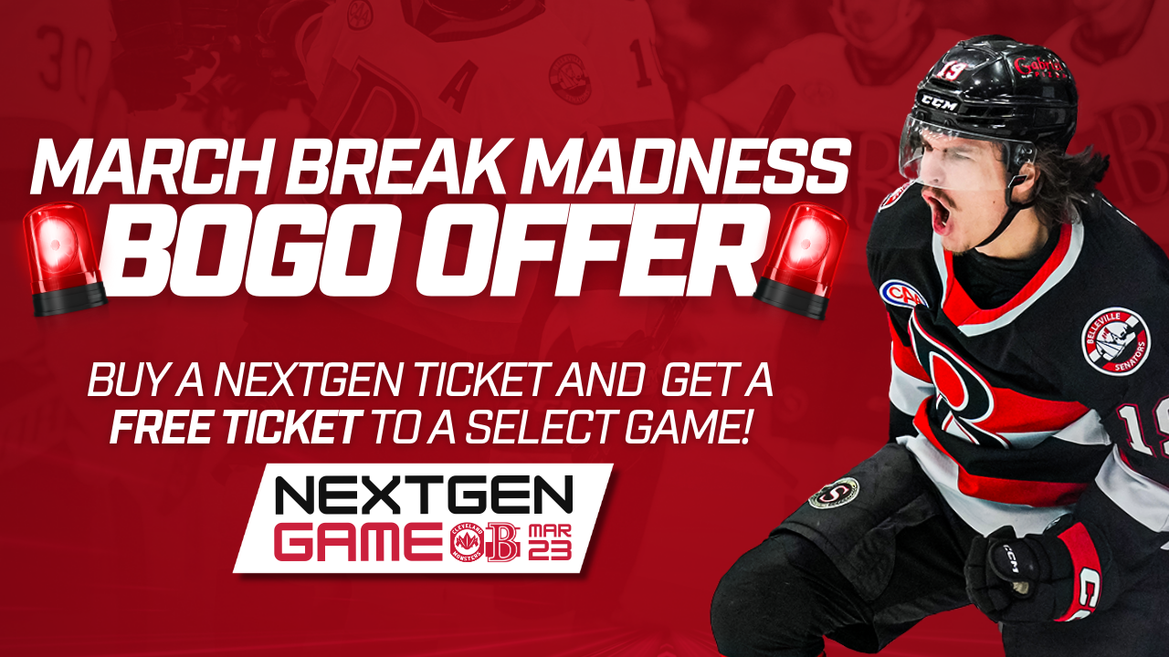 Big Spring savings for Belleville Sens fans with March Break Madness offer – Belleville Sens