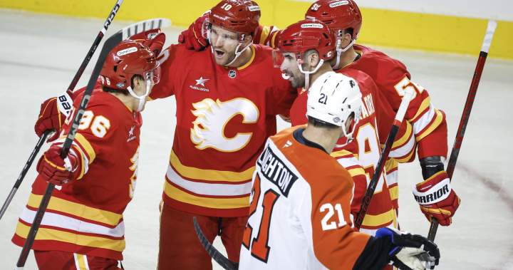 Flames’ Jonathan Huberdeau finally comfortable, producing in Calgary: ‘Feel more like myself’