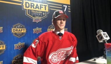 Nate Danielson, Red Wings prospect