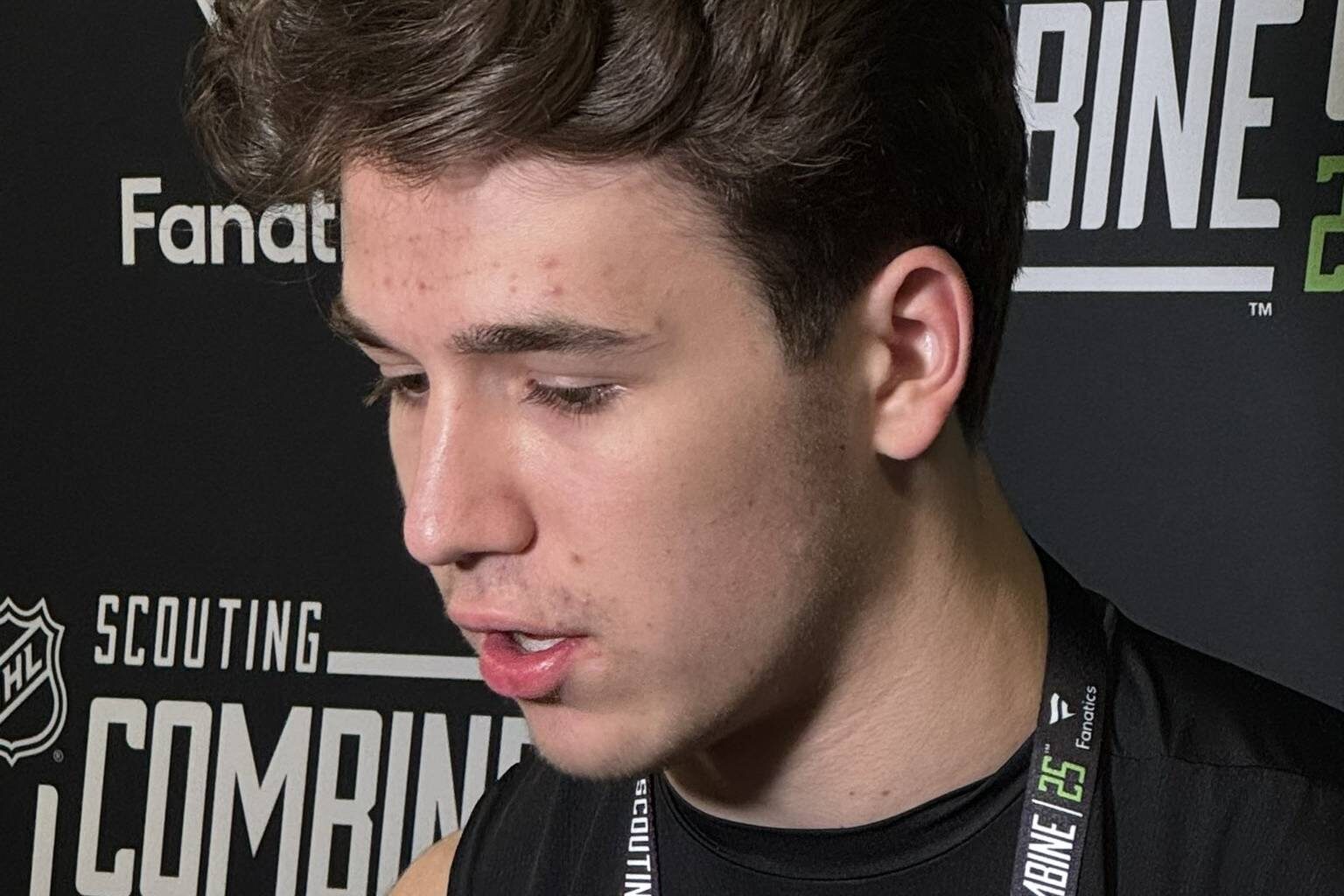 Projected San Jose Sharks draft pick Michael Misa