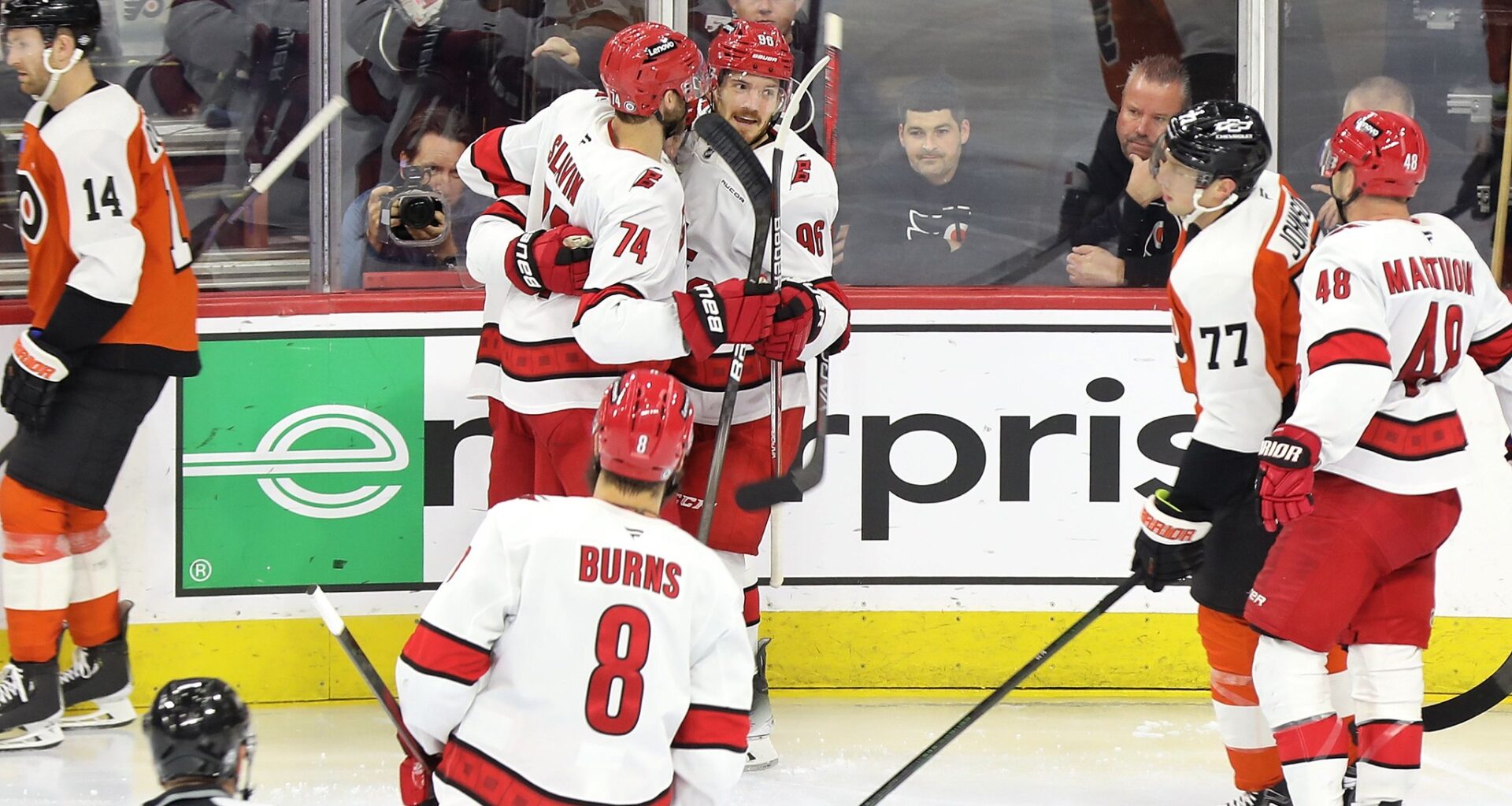 Jack Roslovic Carolina Hurricanes Celebration